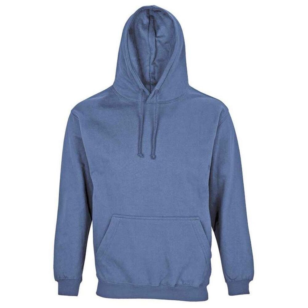 SOLS Unisex Adult Condor Hoodie / Blue